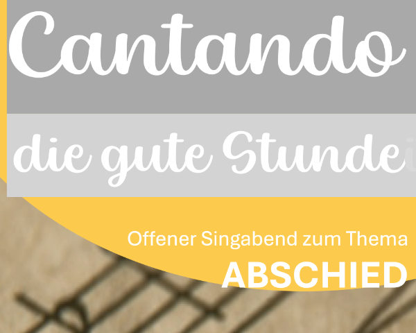 Cantando – die gute Stunde